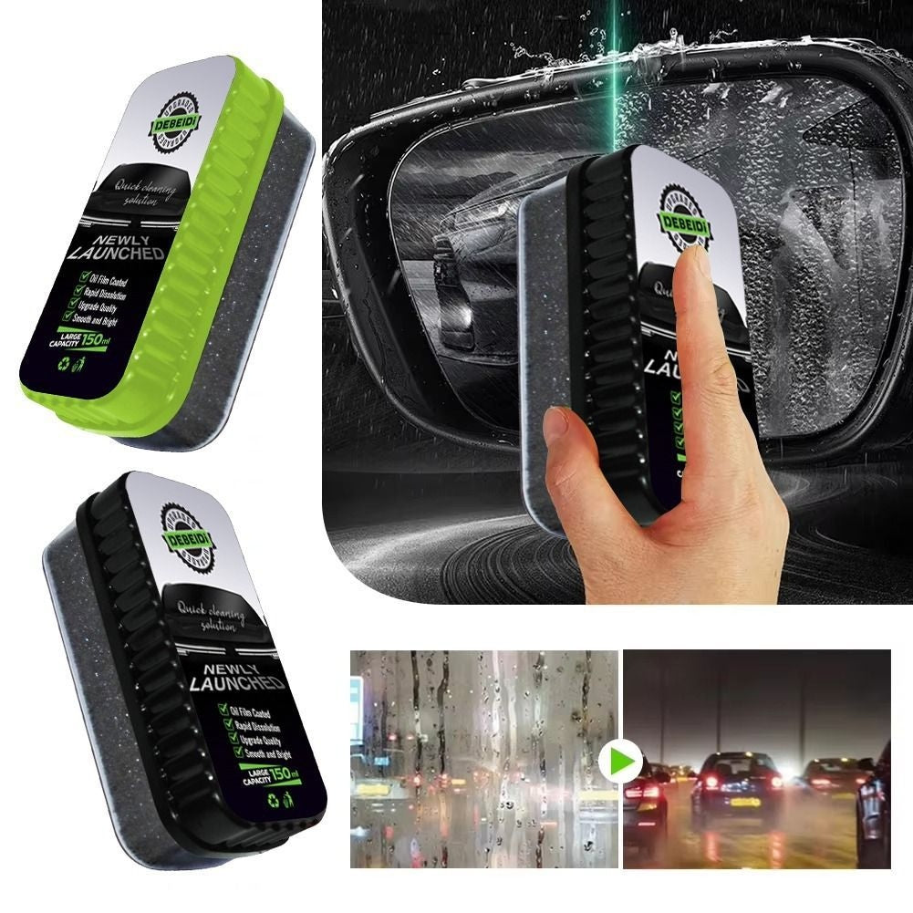 Clear Vision Nano Glass Cleaner – Rainproof Windshield Brush