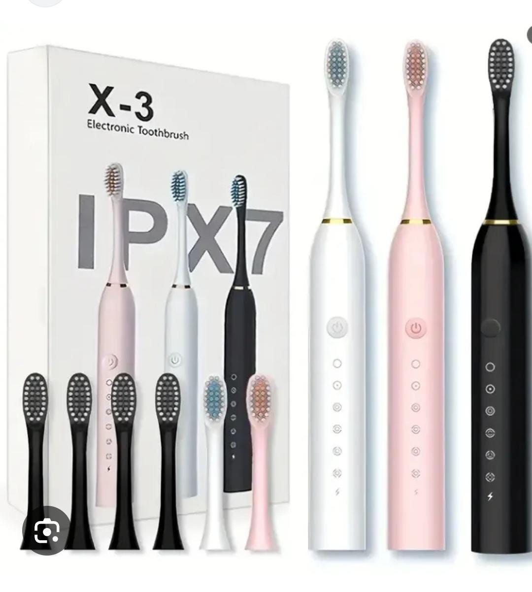 6-Mode Sonic Electric Toothbrush – Rechargeable, Waterproof, Smart Timer