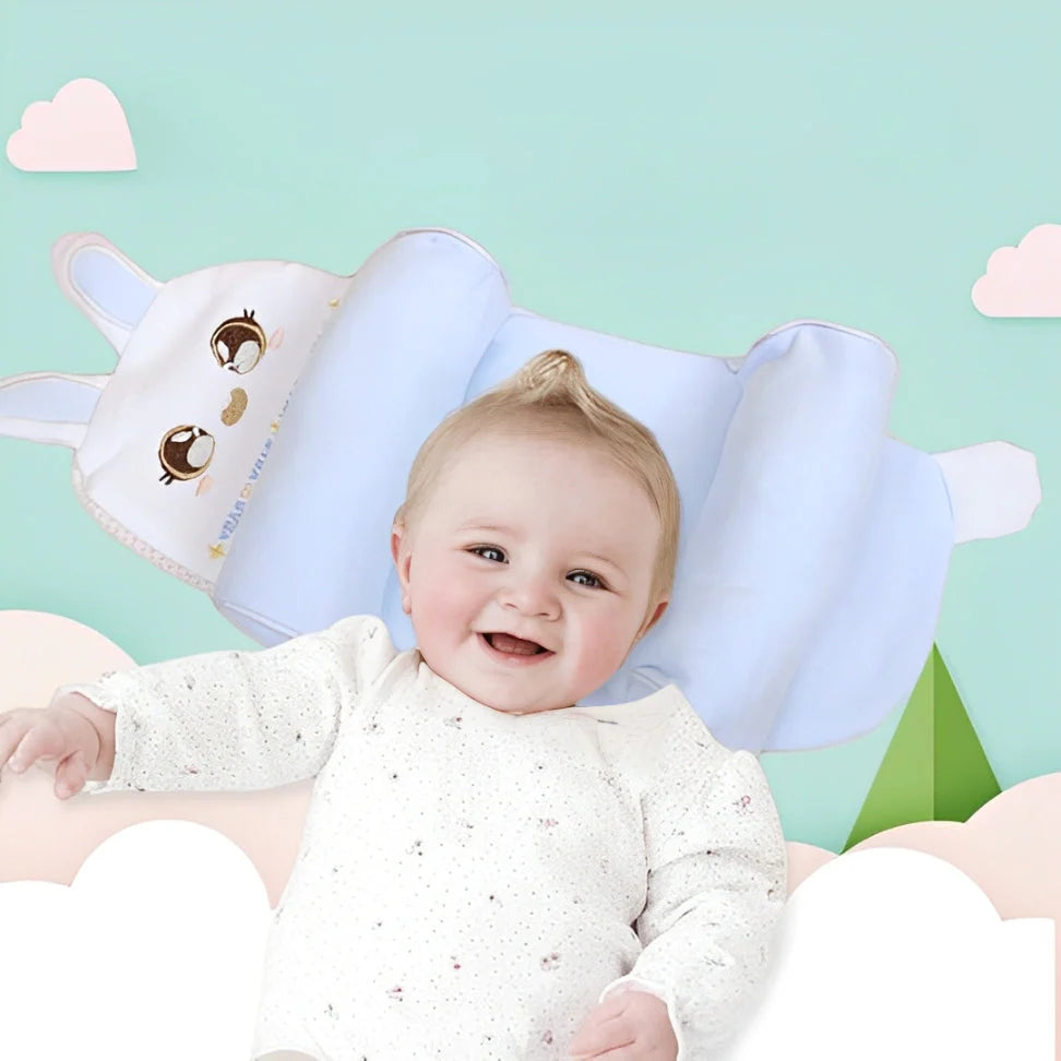 Baby Head Shaping Pillow  Soft Newborn Support for Flat Head Prevention