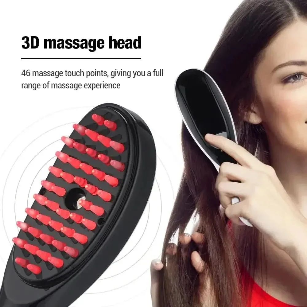 Electric Hair Massage Comb โ Meridian Therapy & Scalp Relaxation for Hair Growth & Stress Relief