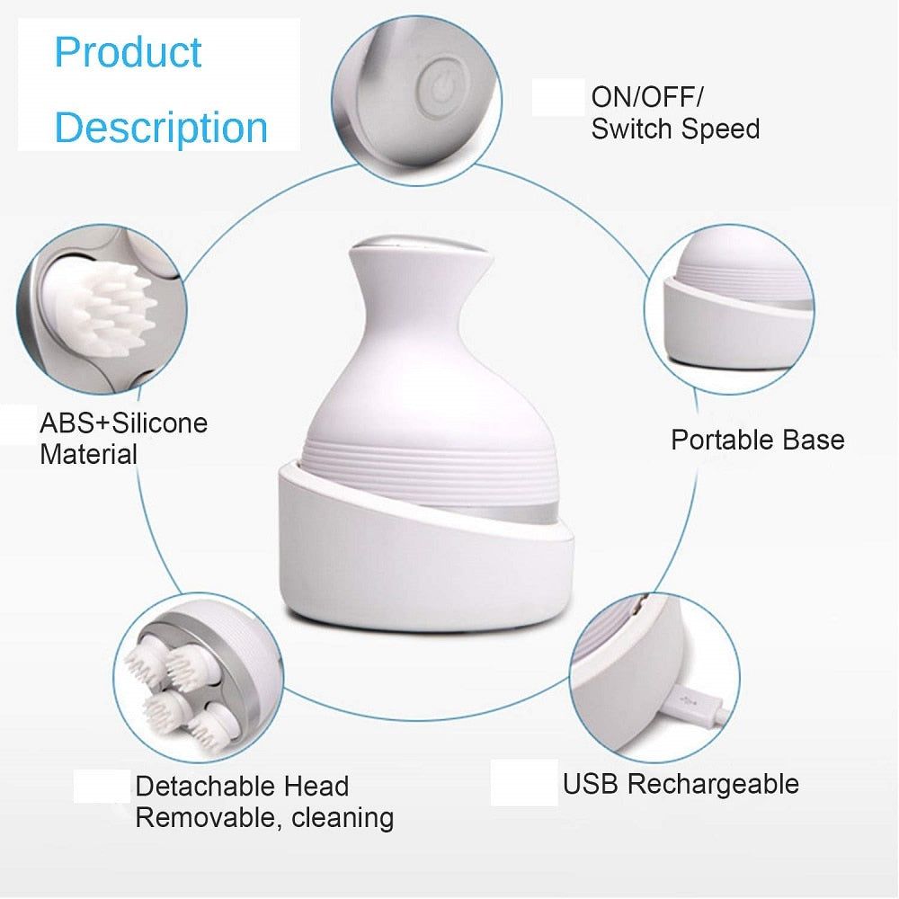 β
 Full-Body Silicone Massager β Deep Tissue Relief for Neck, Back & Shoulders
