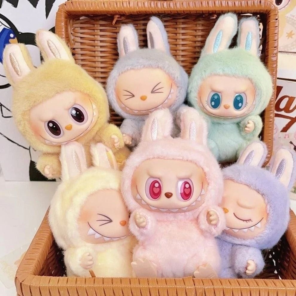 Labubu Doll Clothes  Heartbeat Macaron Baby Pendant Series for Collectors & Gifts