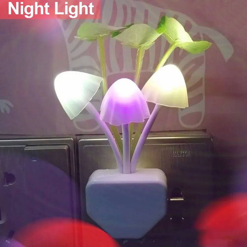 LED Mushroom Night Light β Light Control Wall