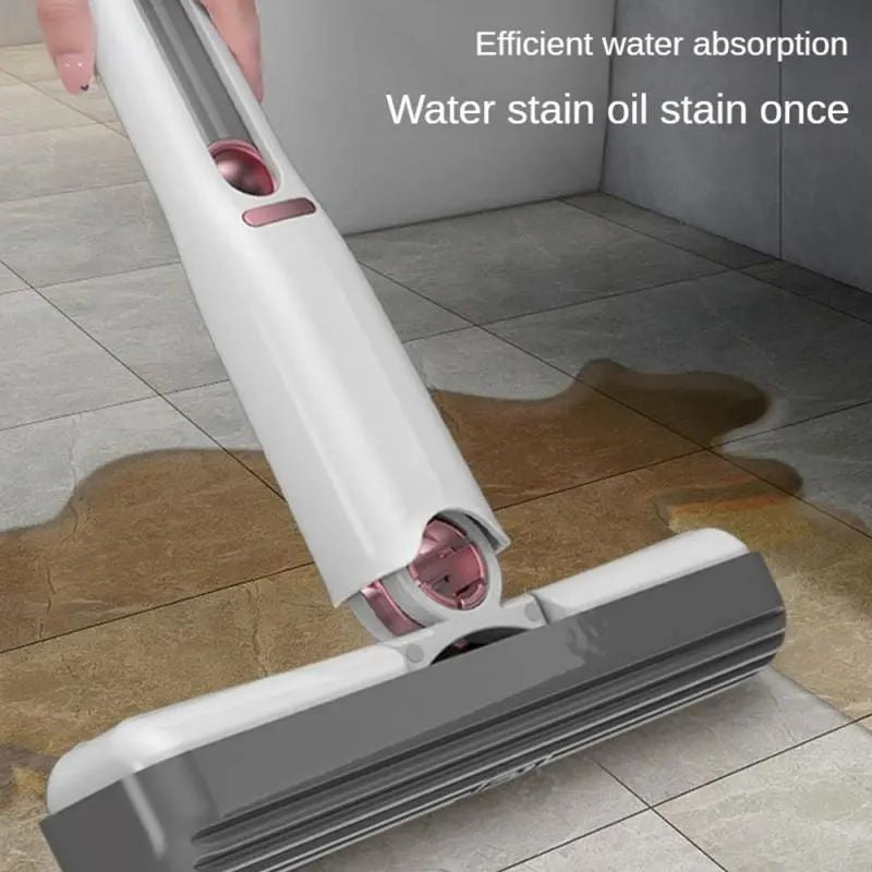 Mini Squeeze Mop – Portable Desk, Window & Glass Cleaner with Wear-Resistant Sponge