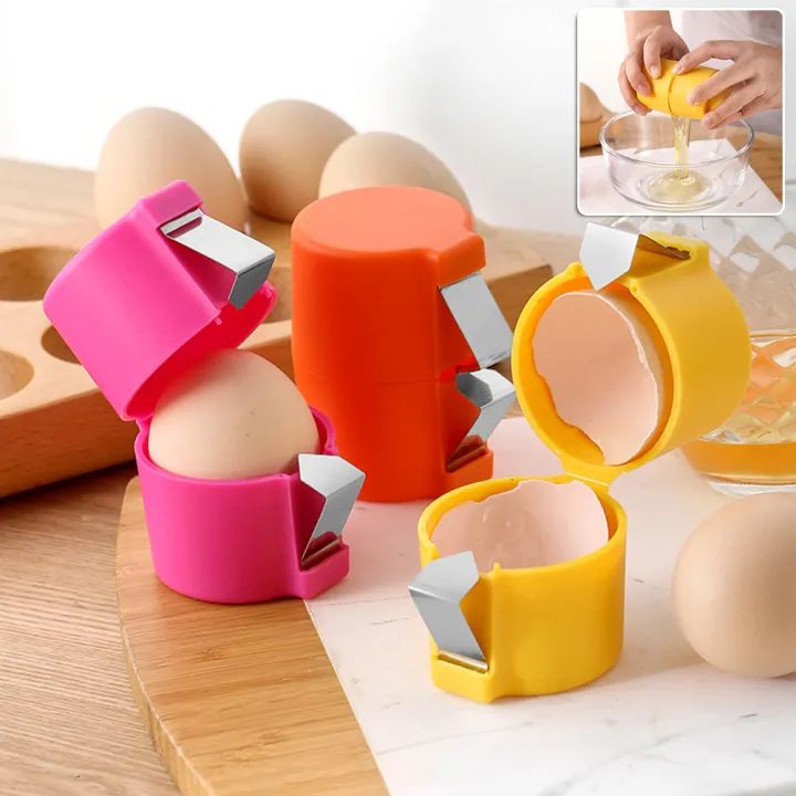 Portable Egg Opener Tool – Handheld Egg Cracker & Separator for Easy Cooking & Baking | Reusable Kitchen Accessory.