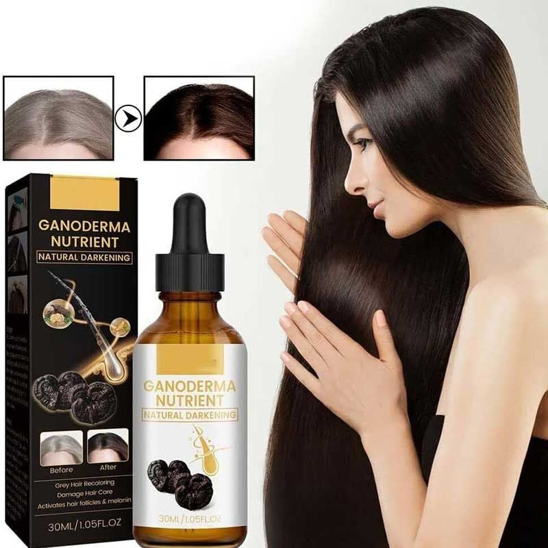 Anti-Greying Hair Serum – Ganoderma Lucidum Black Hair Solution 30ml