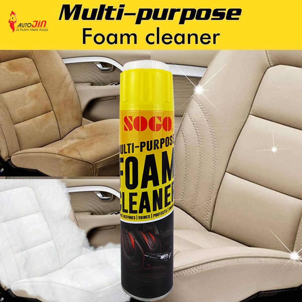 Sogo All-in-One Foam Cleaner β 650ml for Fabric, Carpet & Leather