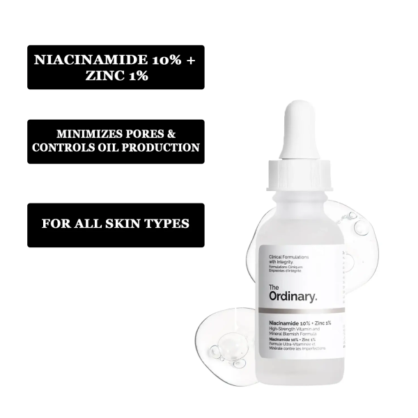 π₯ The Ordinary Niacinamide 10% + Zinc 1% Serum β Supersize 30ml | Oil Control & Skin Brightening Formula π