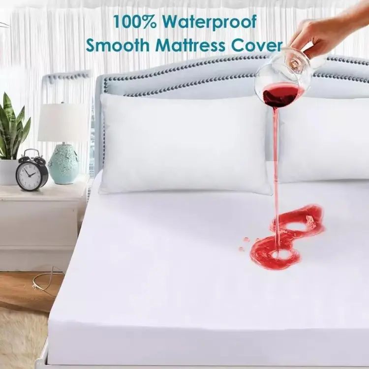Waterproof Double Bed Mattress Cover β Cotton