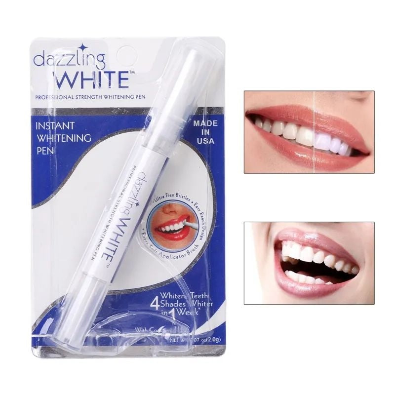 Dazzling White Teeth Whitening Pen  Instant Stain Remover Gel for a Brighter Smile