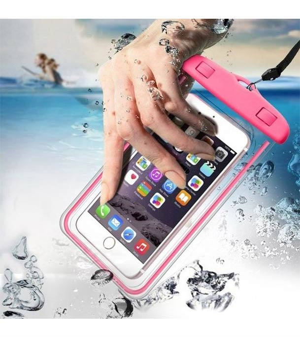 Universal Waterproof Phone Bag – Transparent Dry Bag for Outdoor, Travel & Flood Safety"
