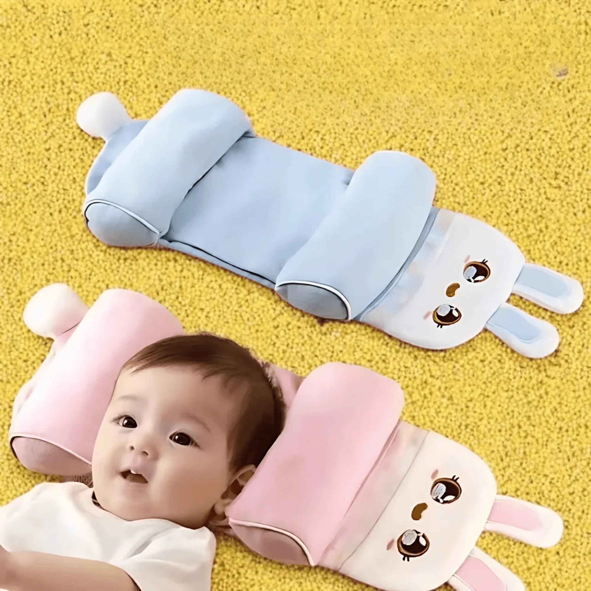 Baby Head Shaping Pillow  Soft Newborn Support for Flat Head Prevention