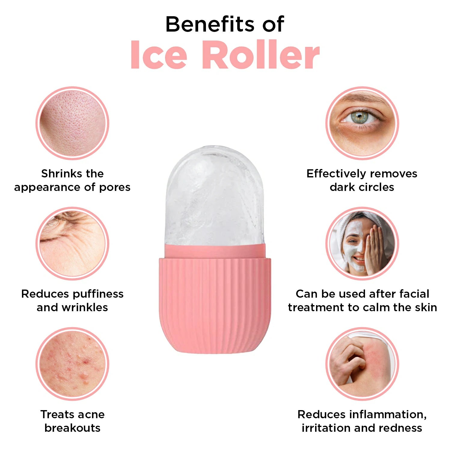 Face Ice Roller Massager