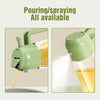 2-in-1 Glass Oil Sprayer & Dispenser | 500ml Sprayable & Pourable Oil Bottle | Multipurpose Kitchen Oil Container (Random Color)**