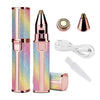 2-in-1 Electric Eyebrow Trimmer & Facial Hair Remover – Rechargeable Painless Shaver for Women