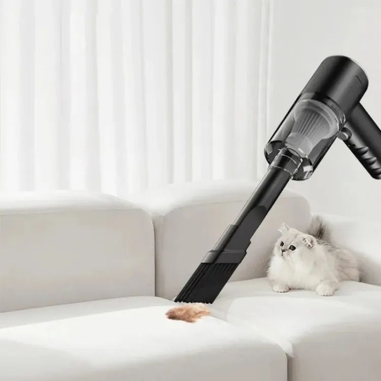 3-in-1 Portable Car Vacuum Cleaner – High Power Suction, Air Blower & Tire Inflator | Wireless Handheld Car Cleaning Tool