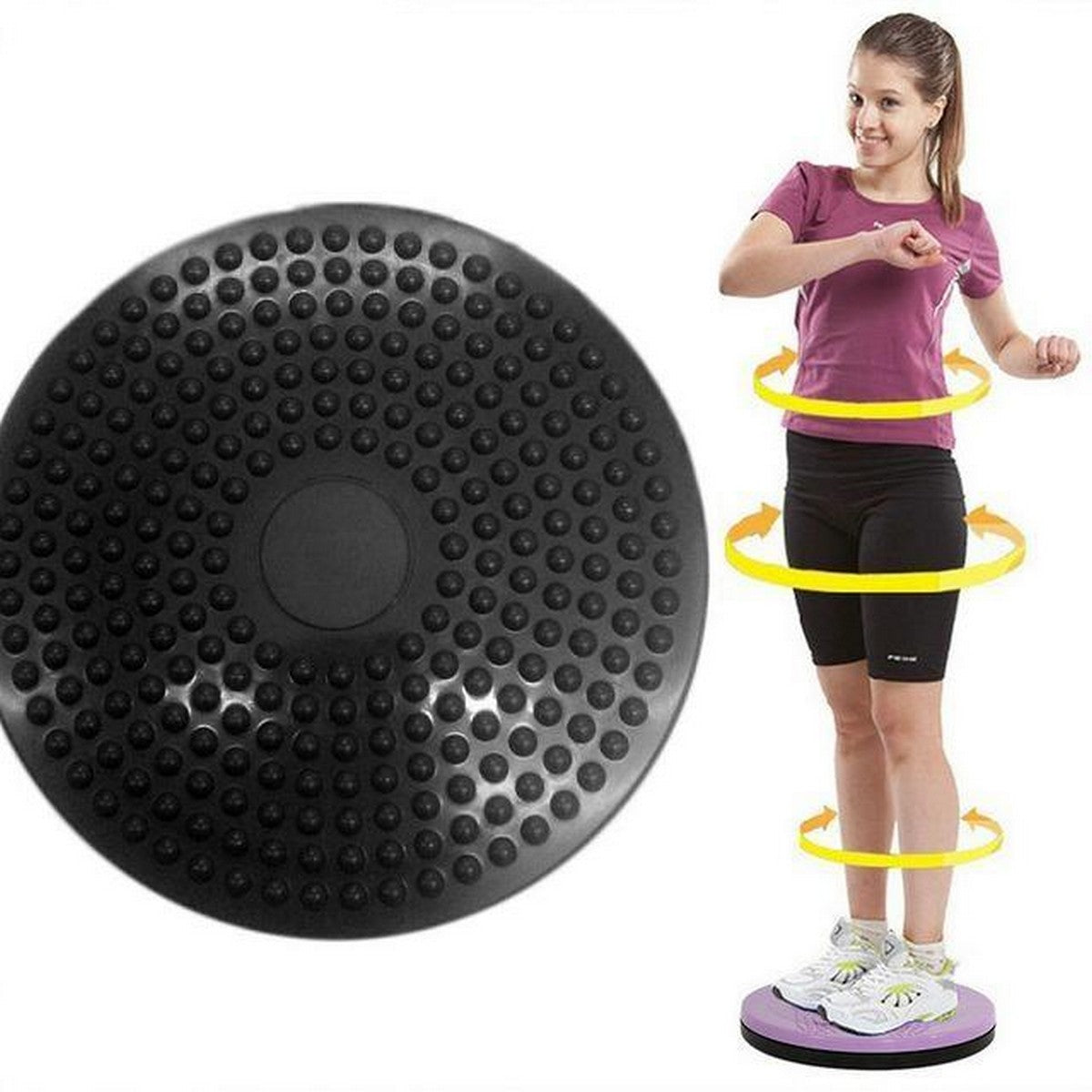 Twister Waist Trimmer – AB Rotating Tummy Trimmer Disc for Home Fitness
