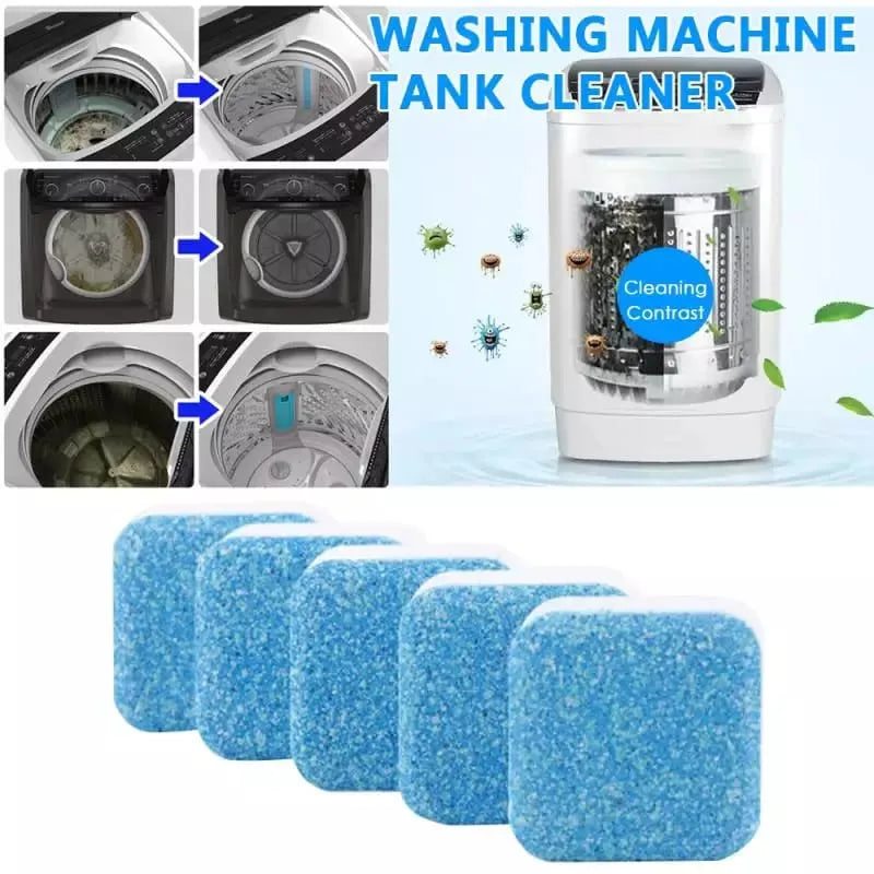 12pcs Washing Machine Cleaner Tablets – Deep Clean & Citrus Fresh
