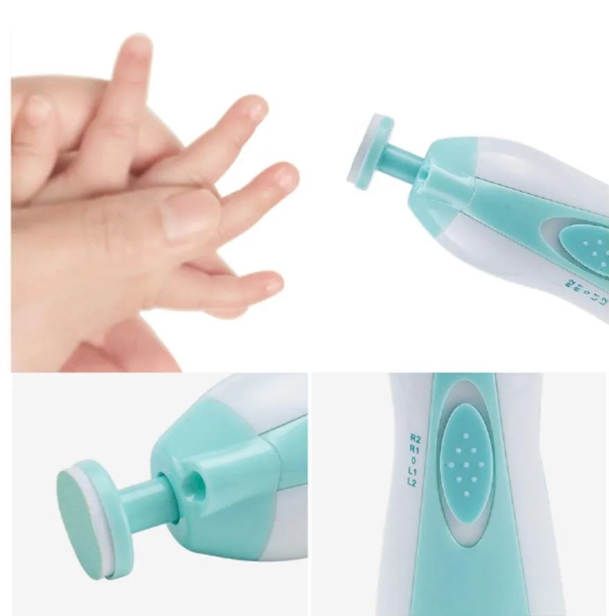 6-in 1 Electric Baby Nail Trimmer  Safe Nail Care Kit for Babies & Toddlers