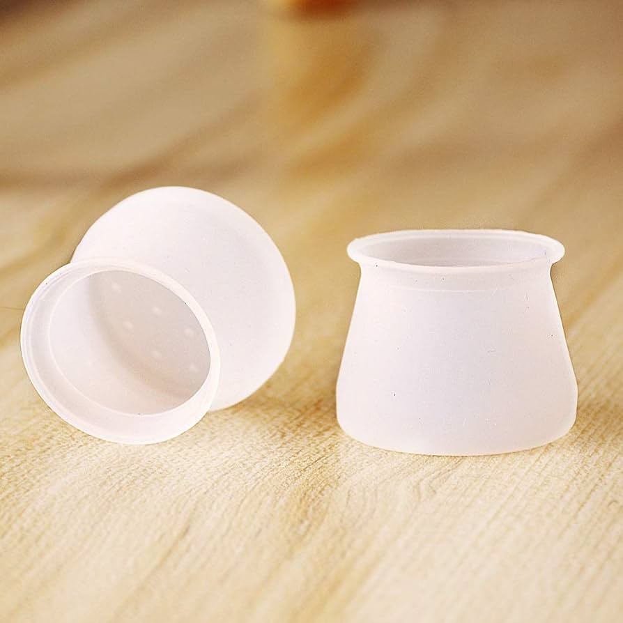 Soft Silicone Chair Leg Caps – Anti-Scratch, Noise-Reducing Protectors