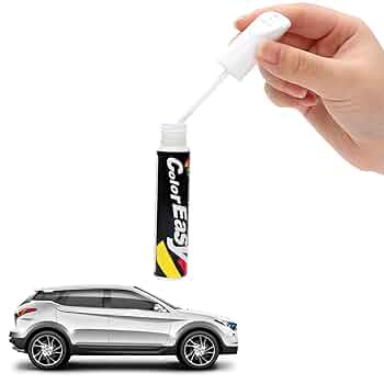 Auto Touch Up Paint Pen for Car Scratches – Black & White