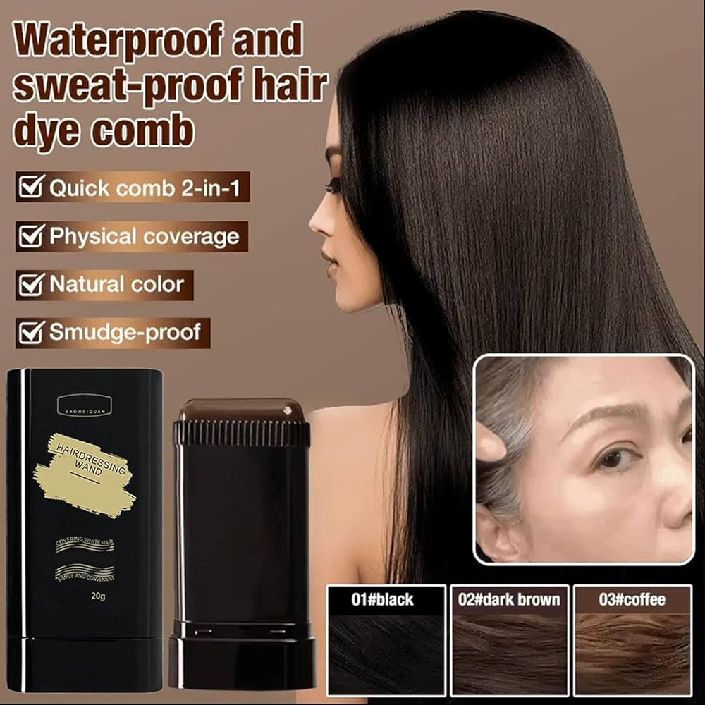 Gray Hair Cover Comb – Instant Root Touch-Up