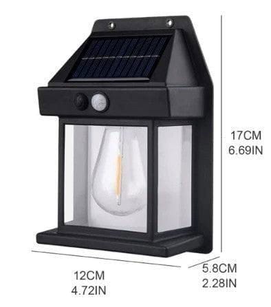 888 Solar Tungsten Filament Lamp | Outdoor Smart Sensor Wall Light for Courtyard, Garden & Villa 🌞💡