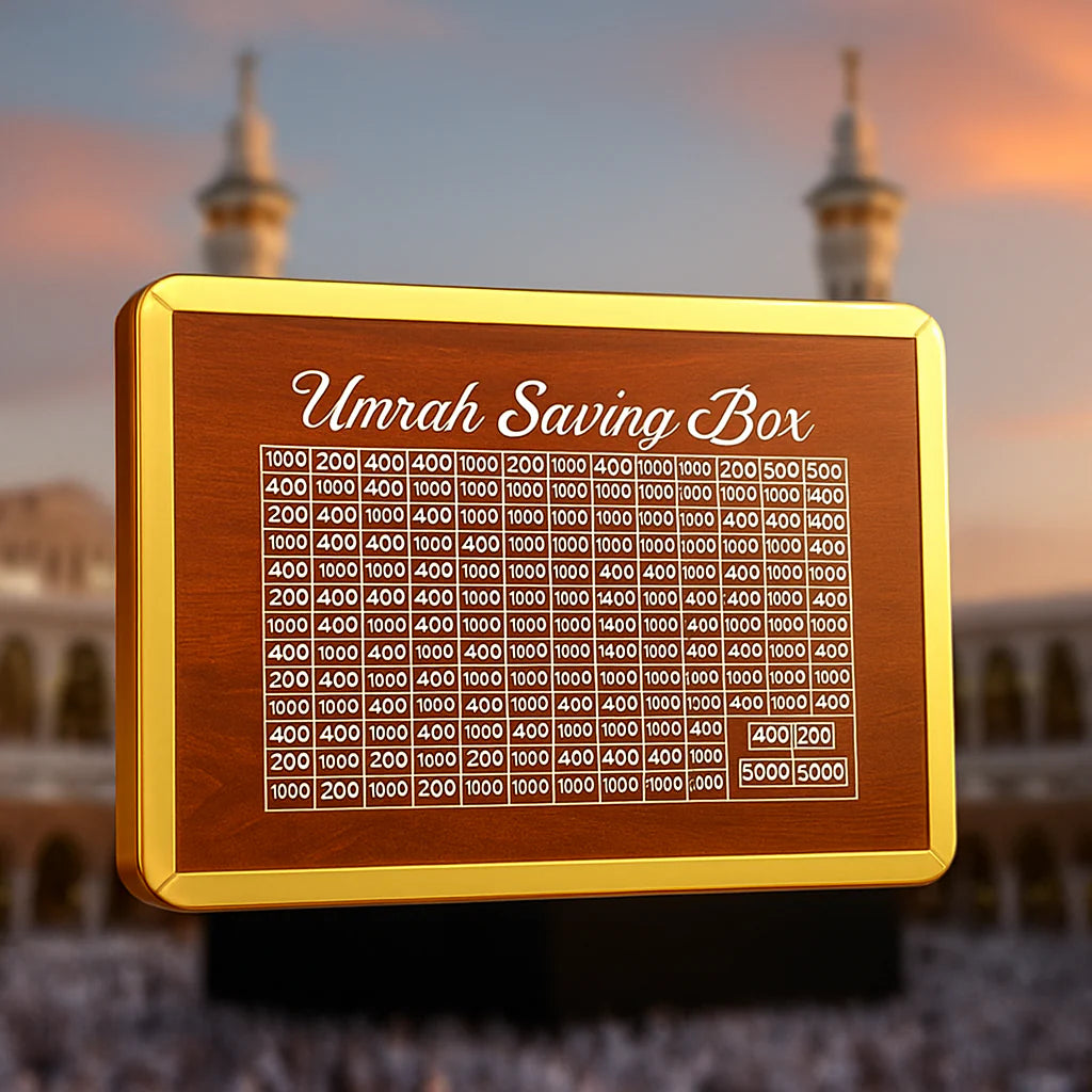 Hajj & Umrah Savings Box – 280 Days Tracker