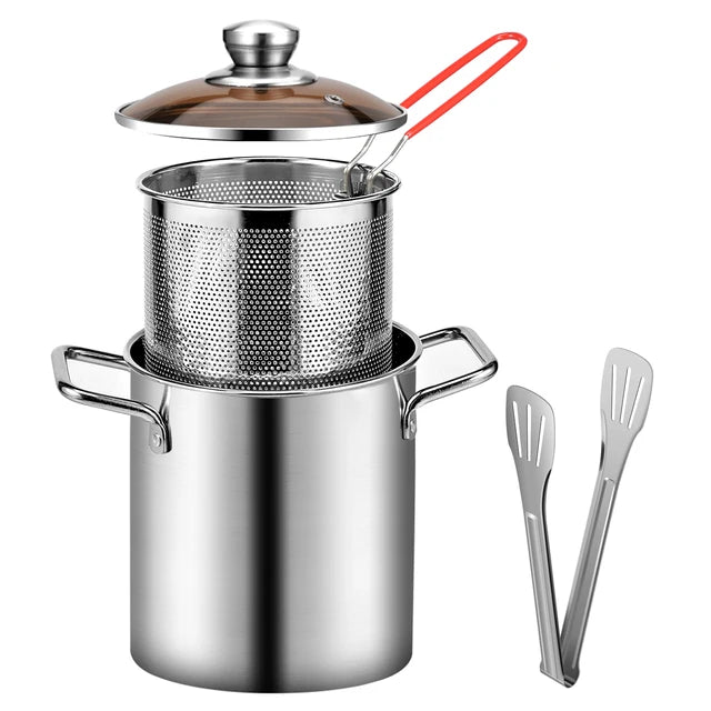 High-Quality Stainless Steel Deep Fryer – Easy to Clean & Rust-Resistant