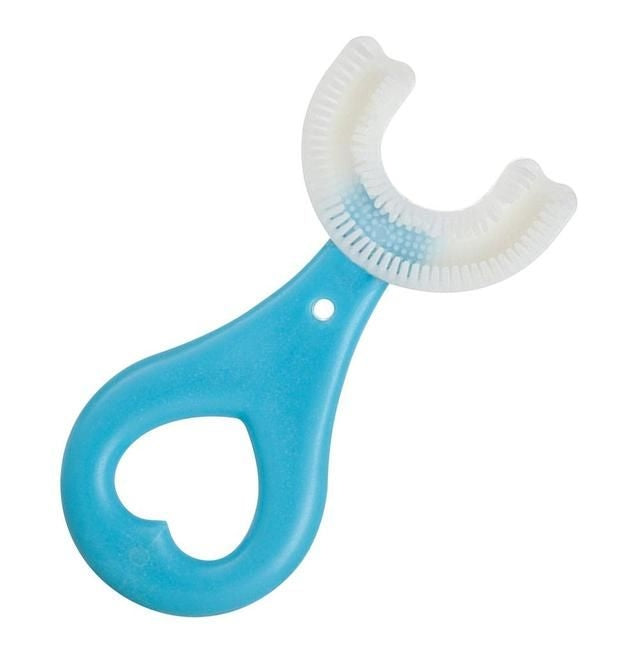 Kids U-Shaped Toothbrush  360° Silicone Oral Cleaner for Toddlers