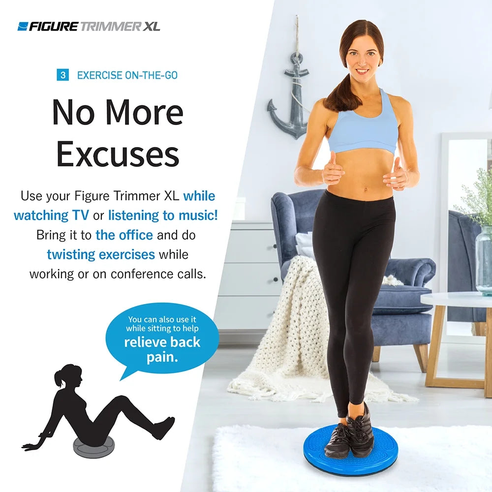Twister Waist Trimmer – AB Rotating Tummy Trimmer Disc for Home Fitness