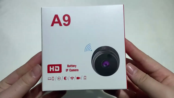 A9 Mini WiFi Camera with Stand | Wireless HD Monitoring | Home Security DVR Sensor | V38 App | New Mini Camera