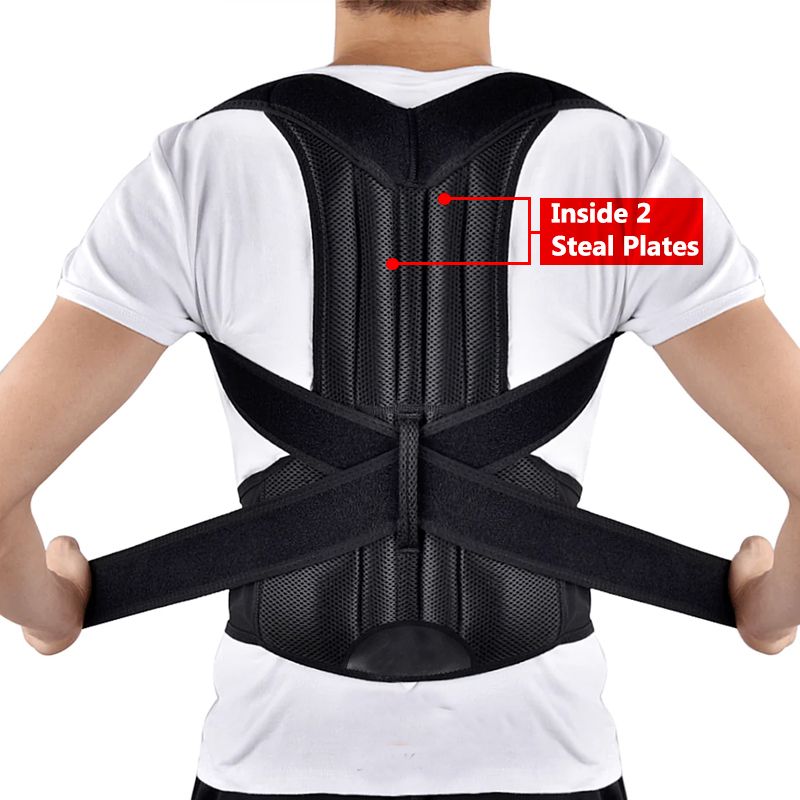 Adjustable Magnetic Posture Corrector & Lumbar Support Brace