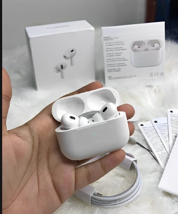 AirPods Pro 2 – Noise Reduction Wireless Earbuds for Android & iOS | Premium Sound & Comfort (White) 🎧