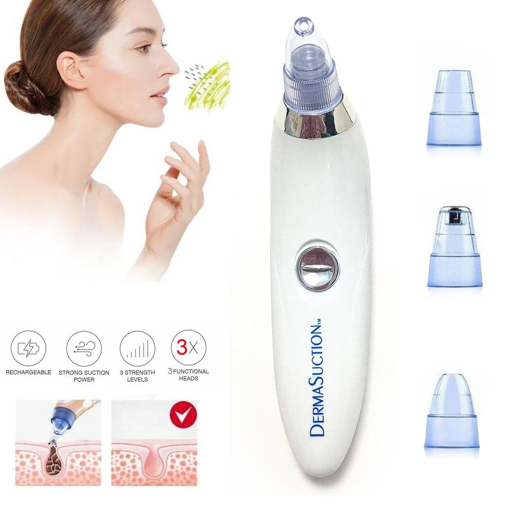 4-in-1 Derma Suction Blackhead Remover | Portable Pore Vacuum