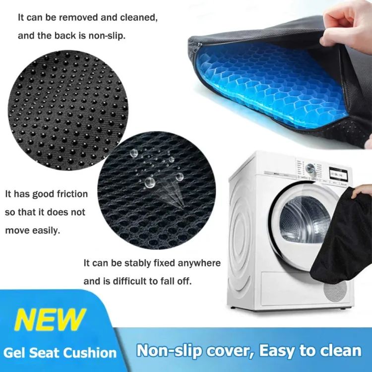 Egg Gel Seat Cushion – Double Thick for Pressure & Pain Relief