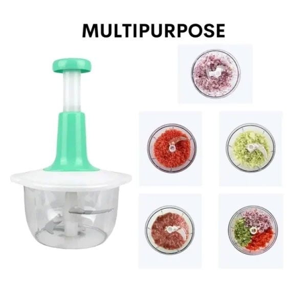 Multifunction Hand Pat Chopper Press Cutter & Mixer