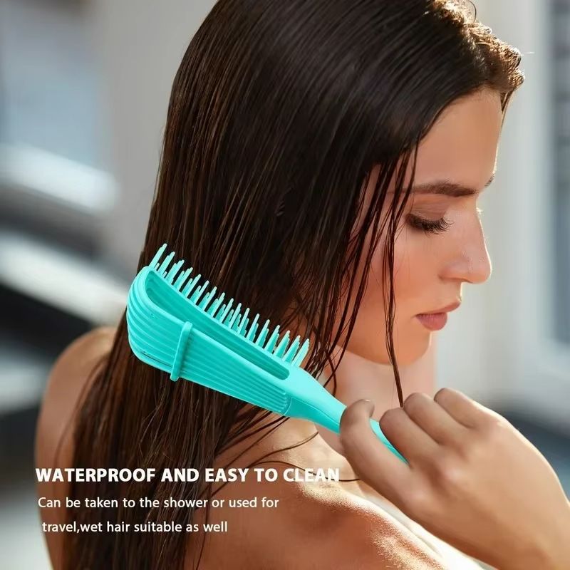 Detangling Hair Brush & Scalp Massage Comb for Curly & Thick Hair