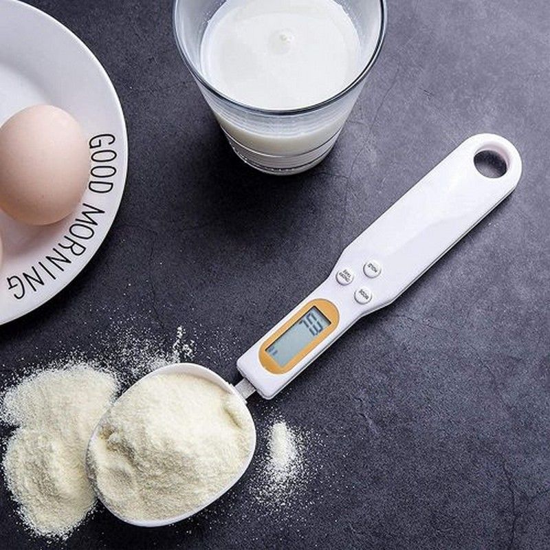 Digital Spoon Scale Kitchen Measuring Spoon with LCD Display for Coffee Flour Spices and Liquid Ingredients