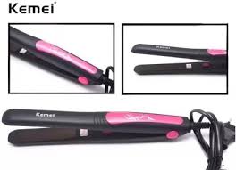 Kemei KM-328 Slim Hair Straightener | Fast Heat | Ceramic Plates