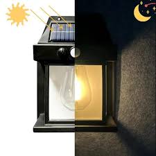 Solar Sensor Wall Lamp – Vintage Style