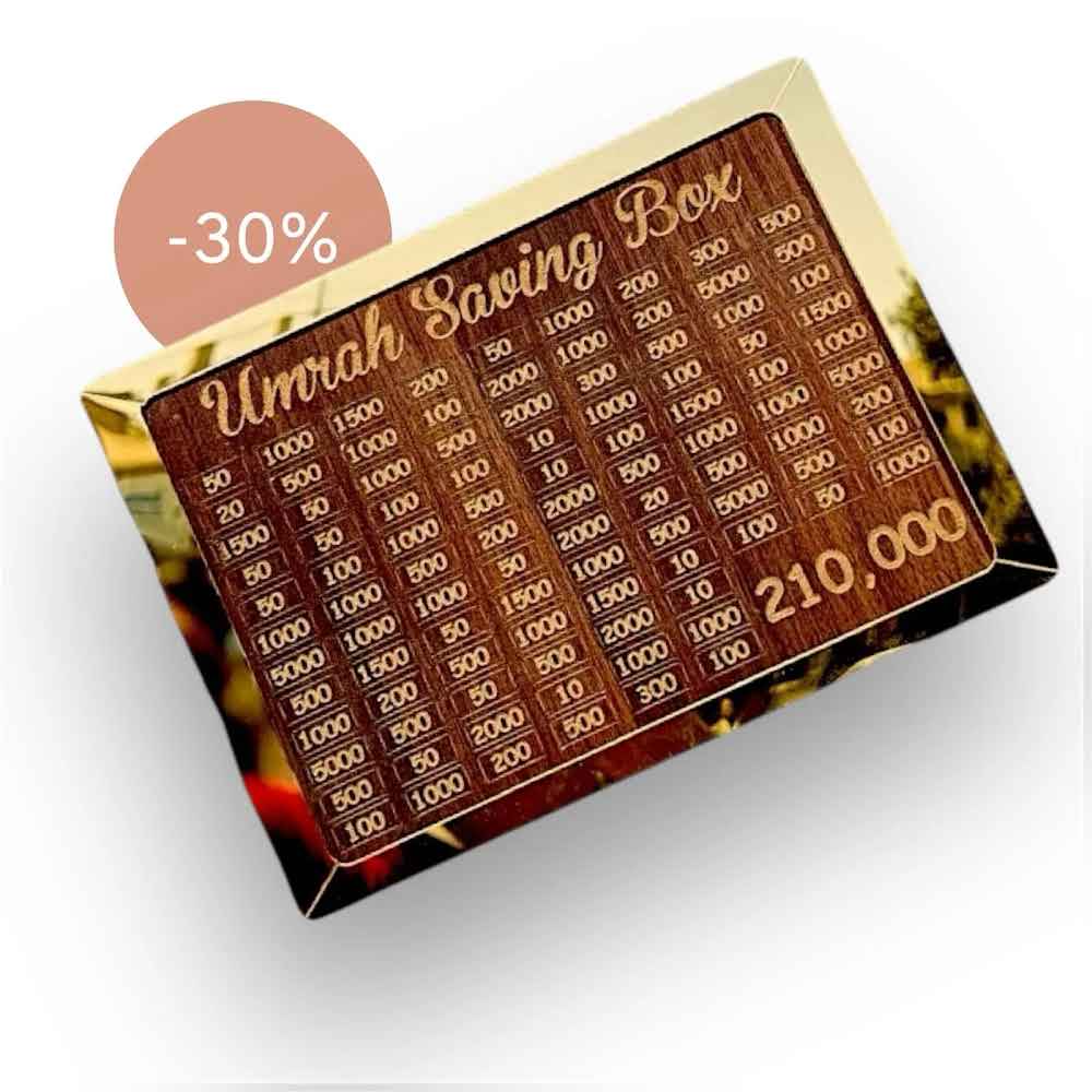 Hajj & Umrah Savings Box – 280 Days Tracker