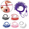 Portable Elastic Clothesline with 12 Clips – Travel & Camping Dryer