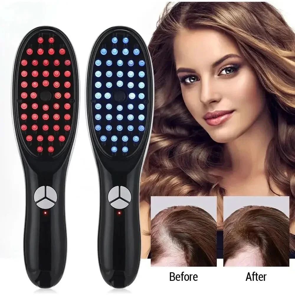 Electric Hair Massage Comb – Meridian Therapy & Scalp Relaxation for Hair Growth & Stress Relief