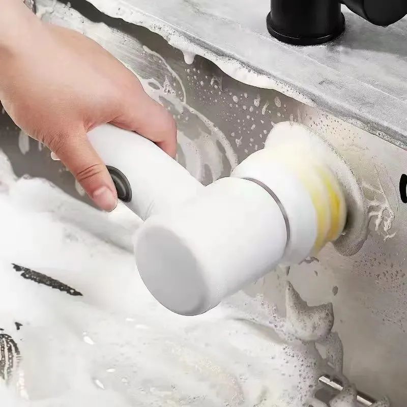 Electric Magic Cleaning Brush – Rechargeable Multi-Surface Scrubber