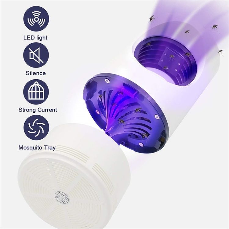 Electric Mosquito Killer Lamp – Child-Safe & No Zapper