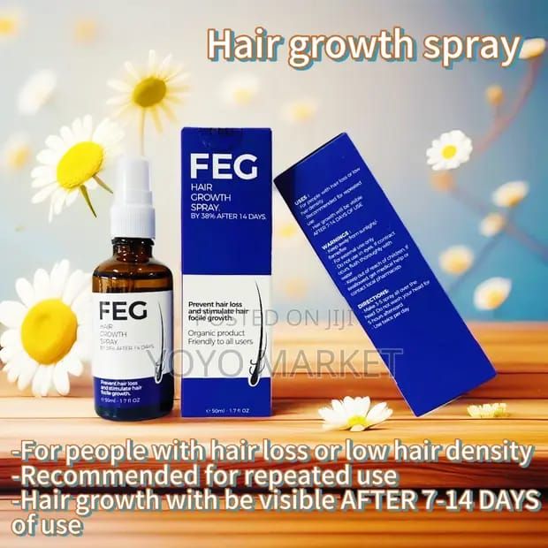 FEG PLUS Hair Regrowth Spray for Men & Women – 50ml