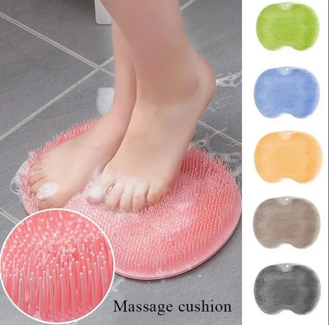 Silicone Back Scrubber for Shower – Soft Loofah Exfoliator for Body, Hands & Feet