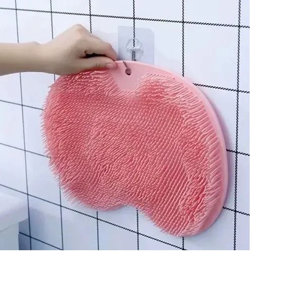 Silicone Back Scrubber for Shower – Soft Loofah Exfoliator for Body, Hands & Feet