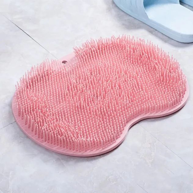 Silicone Back Scrubber for Shower – Soft Loofah Exfoliator for Body, Hands & Feet